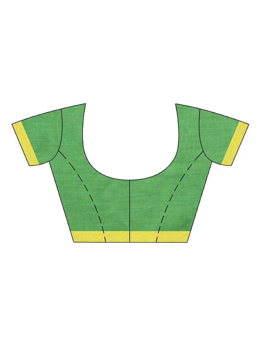 women printed handloom saree with blouse - 21977419 -  Standard Image - 3