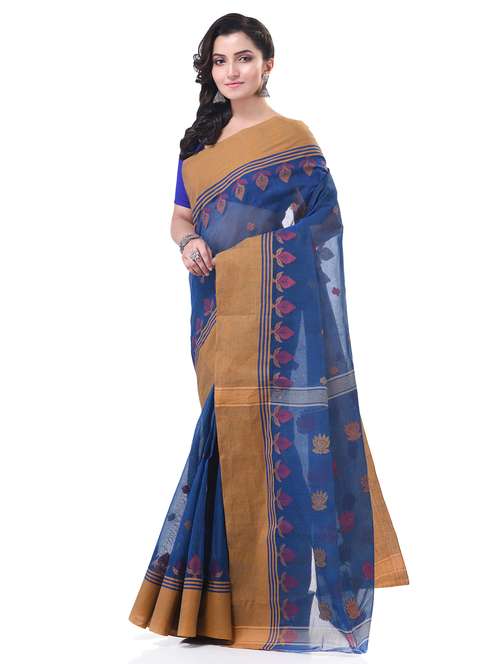 women self design handloom saree - 21977420 - Standard Image - 0