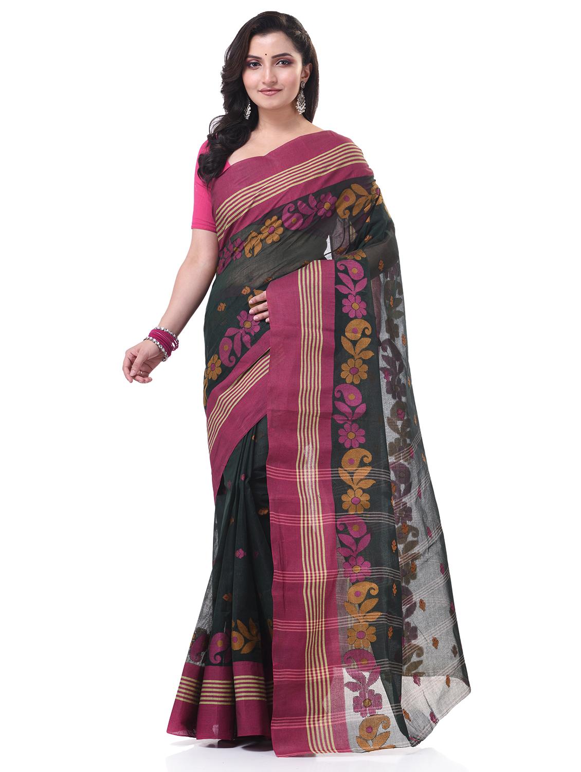 women self design handloom saree - 21977426 - Zoom Image - 0