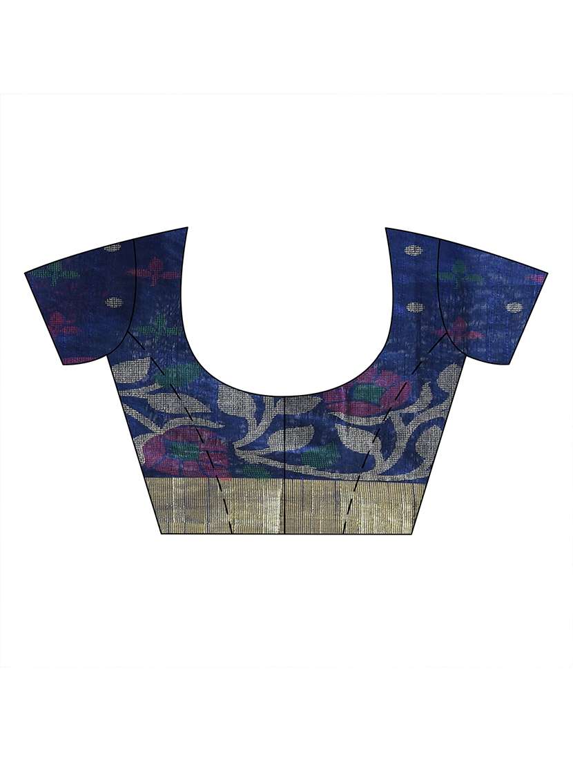 women self design bordered saree with blouse - 21977448 -  Standard Image - 3