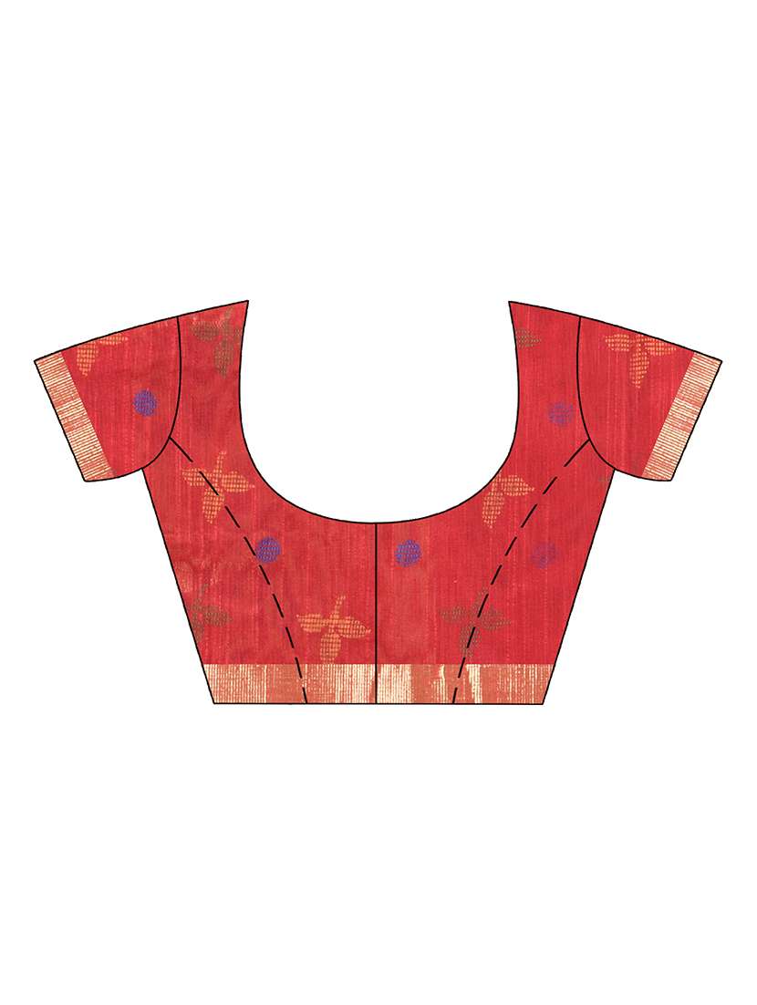 women self design bordered saree with blouse - 21977451 -  Standard Image - 3