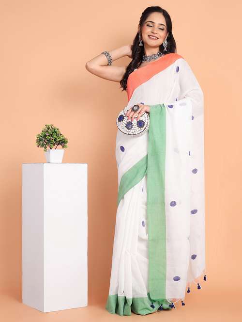 women self design handloom saree with blouse - 21977465 -  Standard Image - 0