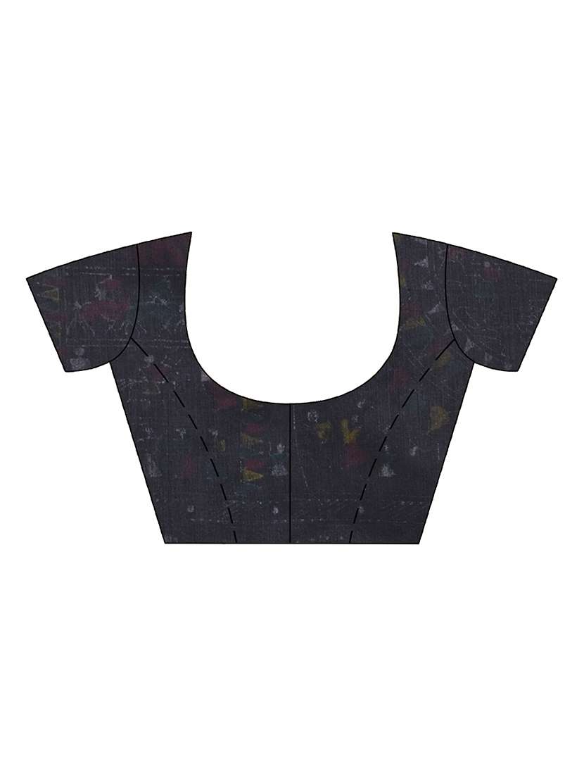 women warli printed saree with blouse - 21977497 -  Standard Image - 3