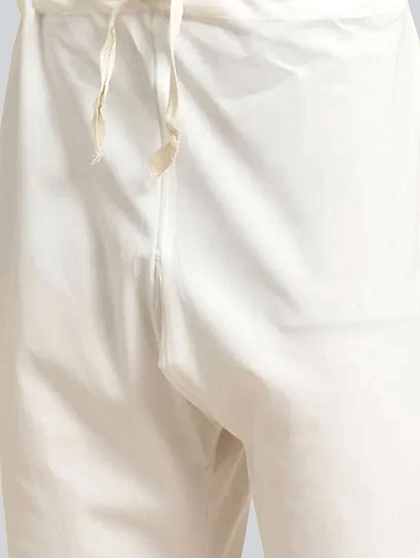 men pack of 2 solid mandarin neck kurta pyjama set - 21977670 -  Standard Image - 5