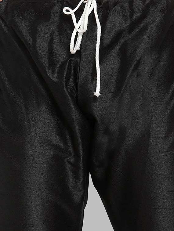 men pack of 2 solid mandarin neck kurta pyjama ethnic wear set - 21977812 -  Standard Image - 5