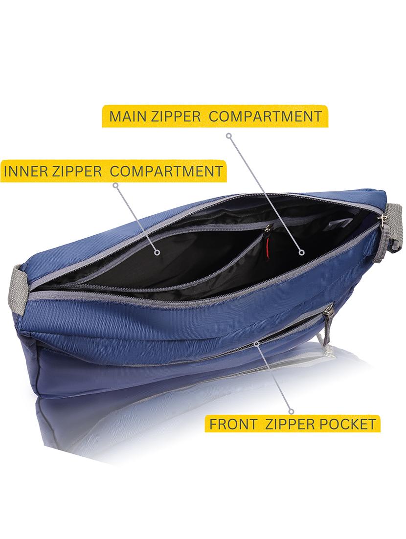 polyester messenger bag crossbody work bag - 21978037 - Standard Image - 3