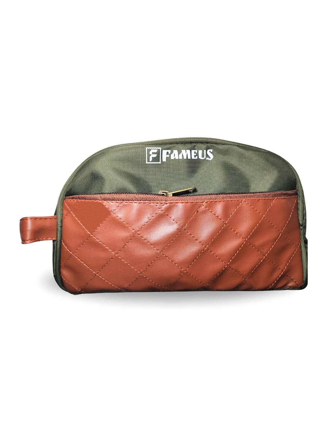 green polyester zipper closure multipurpose pouch - 21978050 -  Zoom Image - 0
