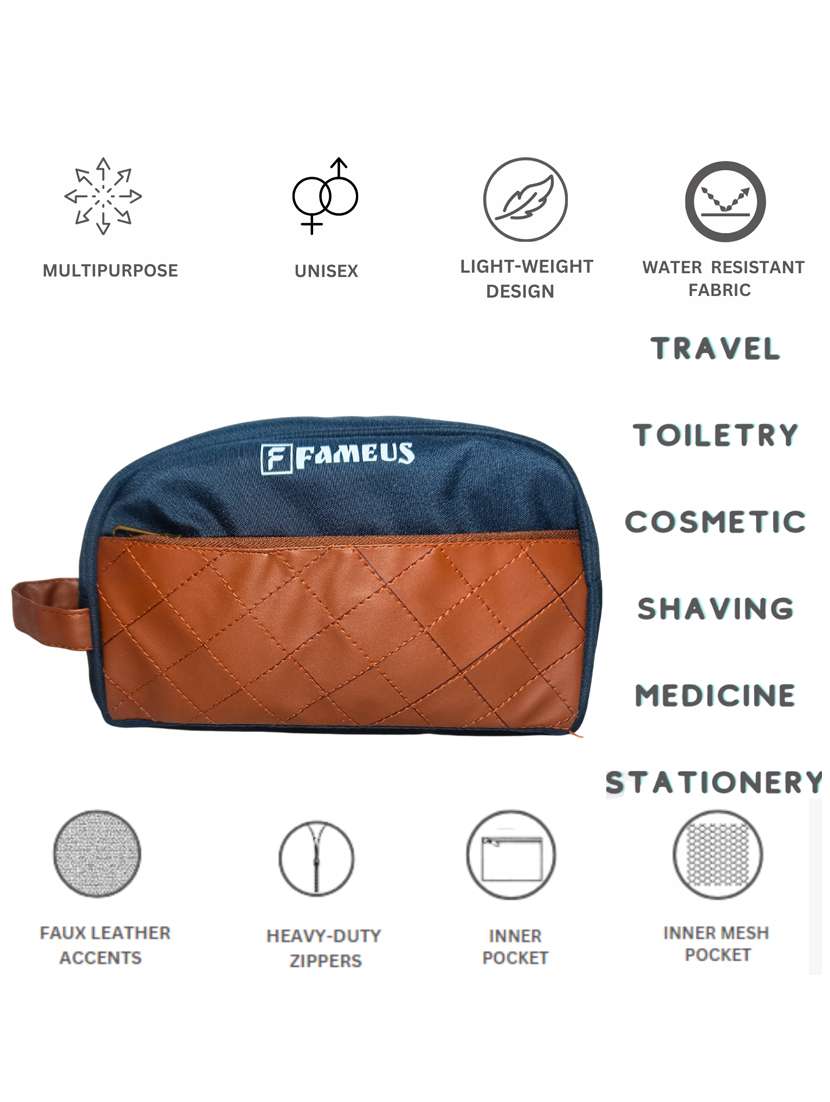 multipurpose travel pouch travel accessory blue - 21978052 - Standard Image - 5