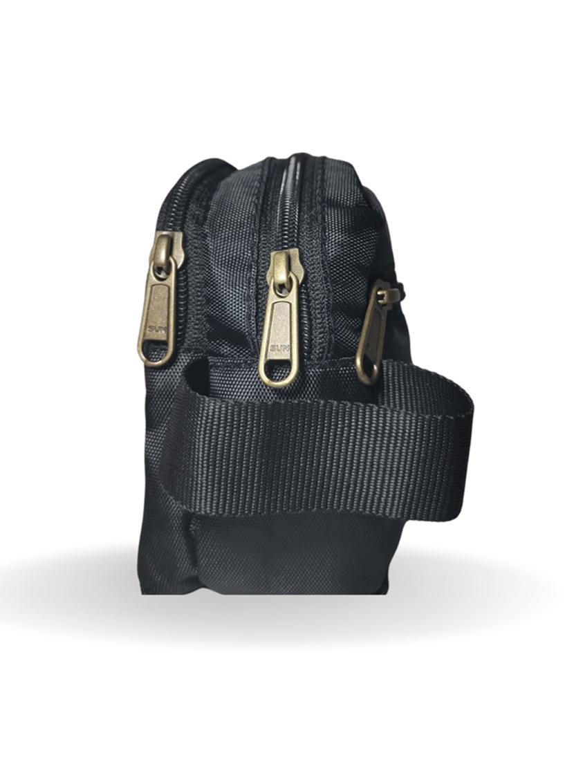 black polyester pockets travel toiletry pouch - 21978053 - Standard Image - 3