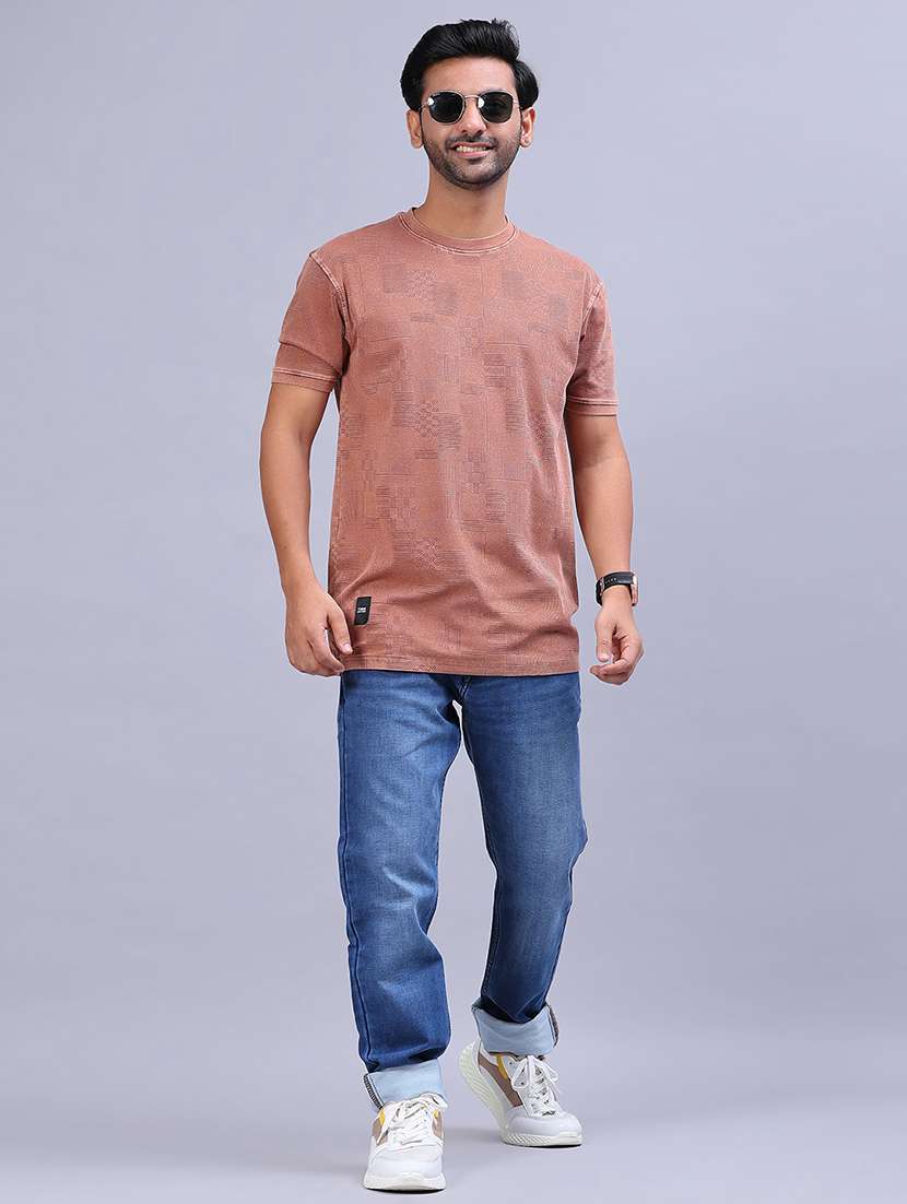 men washed mid rise full length jeans - 21978082 - Standard Image - 5
