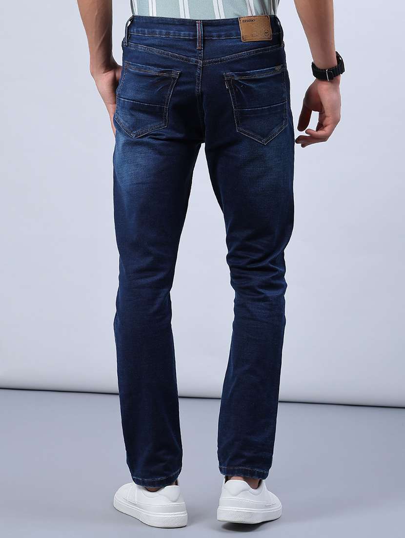 men washed mid rise full length jeans - 21978083 -  Standard Image - 3