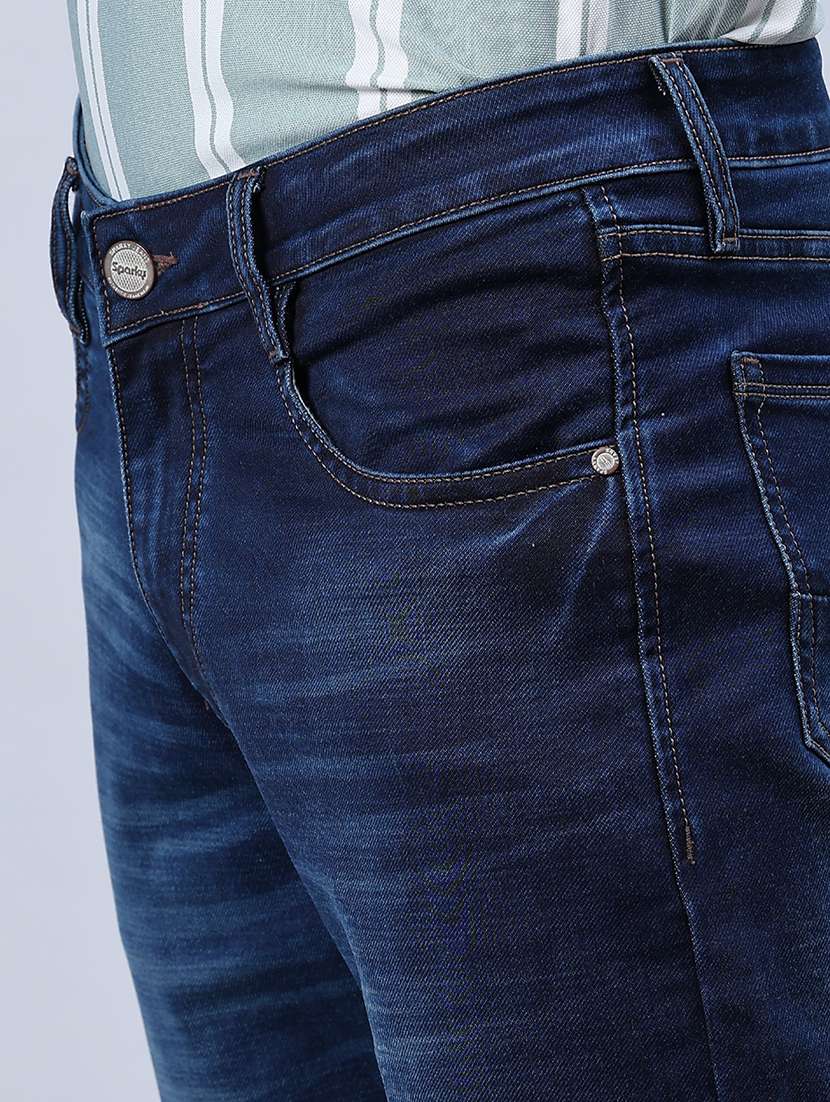 men washed mid rise full length jeans - 21978083 -  Standard Image - 5