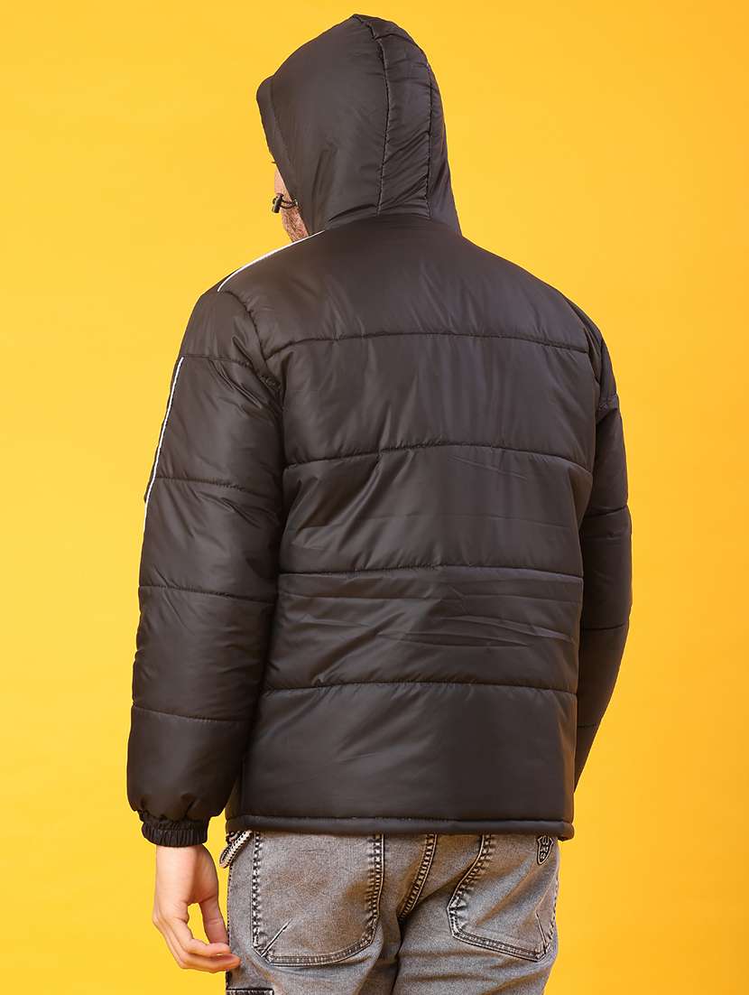 men solid long sleeve puffer jacket - 21978127 -  Standard Image - 3