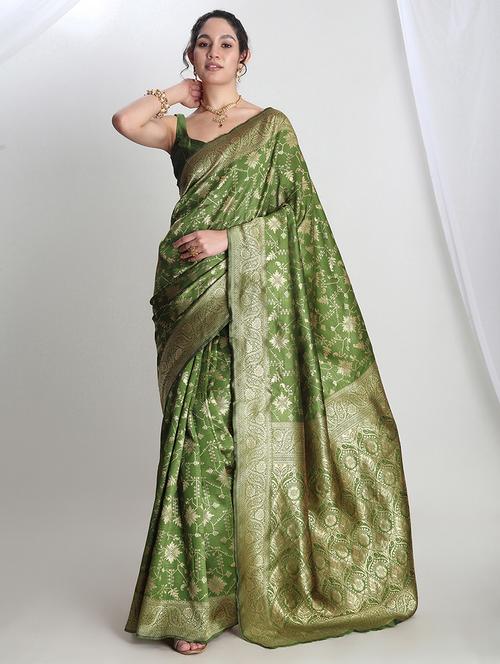 women self design banarasi saree with blouse - 21978369 -  Standard Image - 0