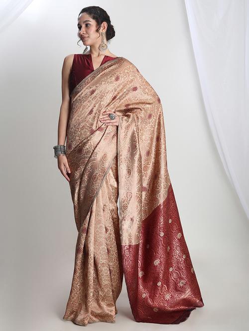 women self design banarasi saree with blouse - 21978373 - Standard Image - 0