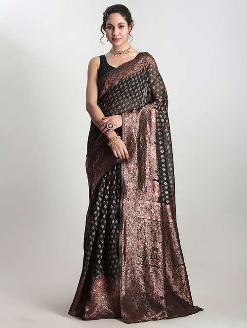 women self design banarasi saree with blouse - 21978387 -  Standard Image - 0