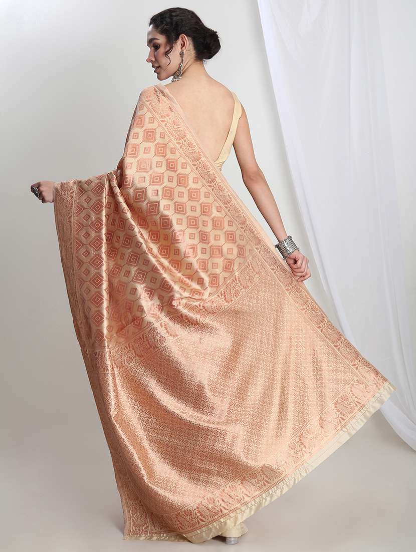 women self design banarasi saree with blouse - 21978399 -  Standard Image - 3