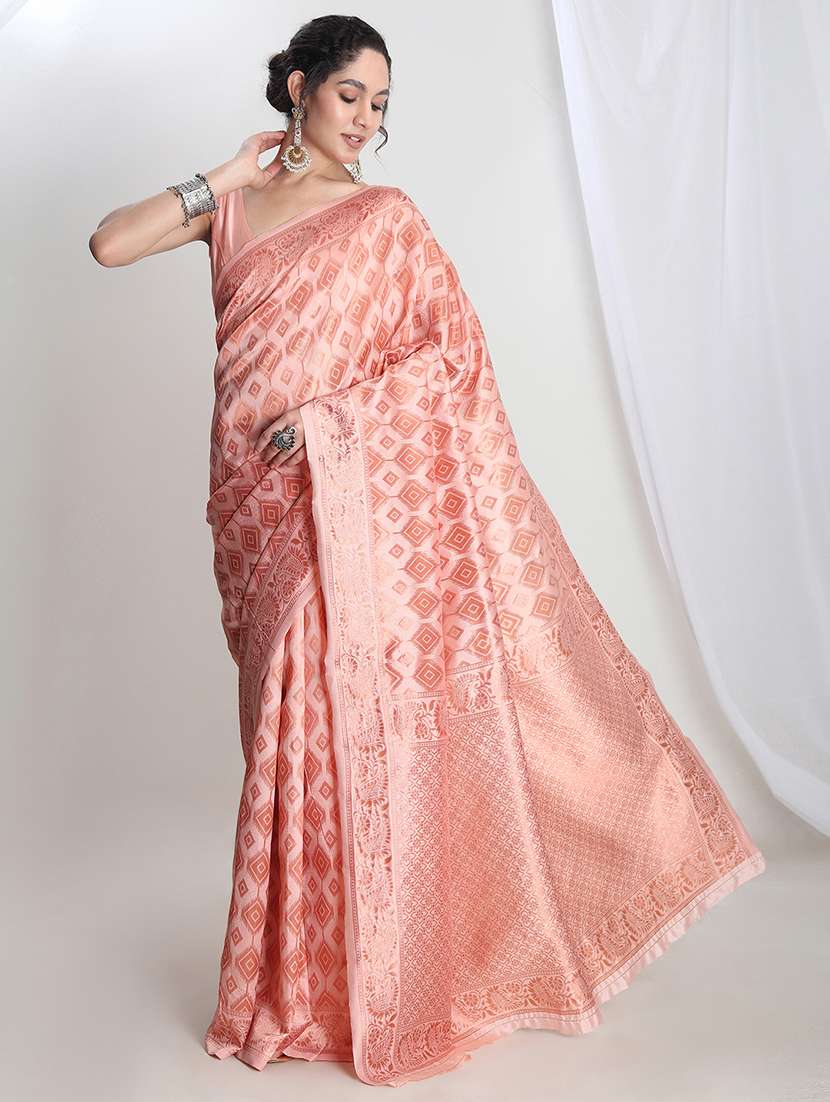 women self design banarasi saree with blouse - 21978400 -  Zoom Image - 0