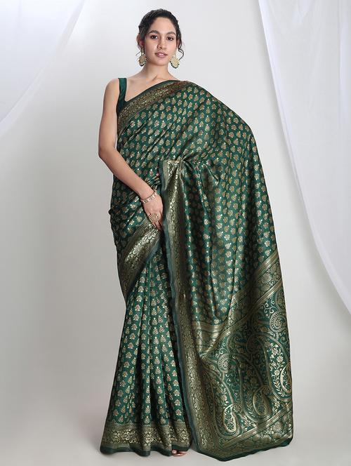 women self design banarasi saree with blouse - 21978412 - Standard Image - 0