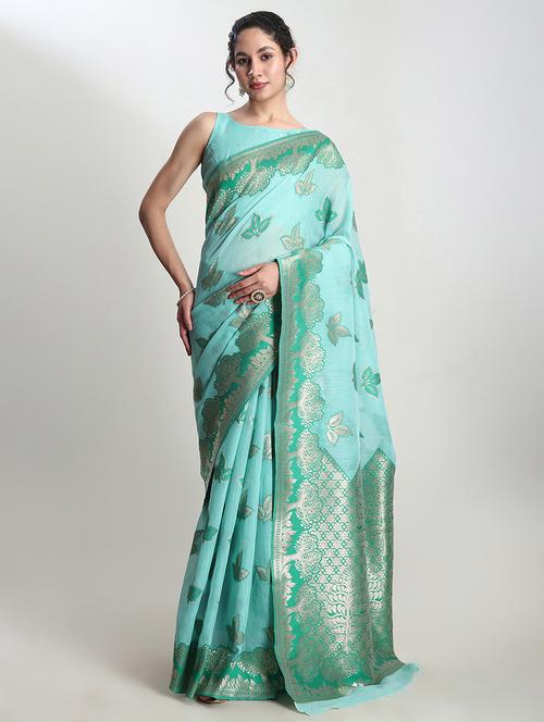 women self design banarasi saree with blouse - 21978425 - Standard Image - 0