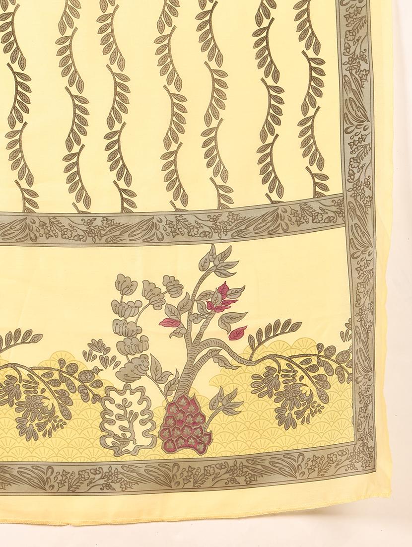 men printed mandarin neck long kurta with dupatta - 21978475 - Standard Image - 5