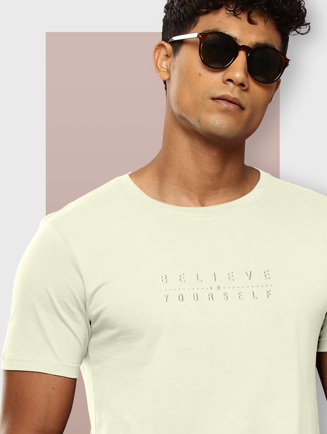 men chest print short sleeve regular fit t-shirt - 21978584 - Standard Image - 3