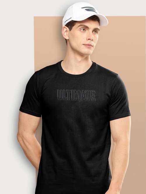 men chest print short sleeve regular fit t-shirt - 21978591 - Standard Image - 0
