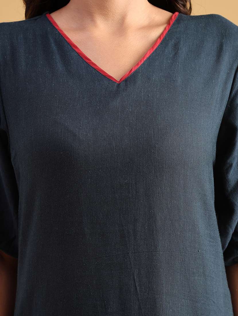 women printed puff sleeve a-line dress - 21978897 -  Standard Image - 5