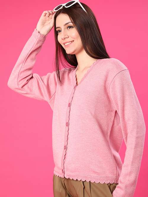 women solid long sleeve cardigan - 21978957 - Standard Image - 0