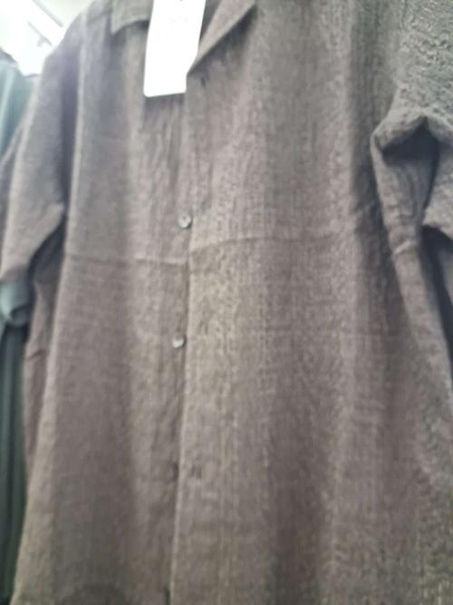 olive nylonviscose casual shirt - 21978984 - Standard Image - 0
