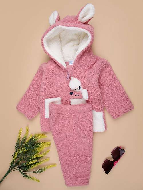 girls patch work long sleeve full length set - 21979001 - Standard Image - 0