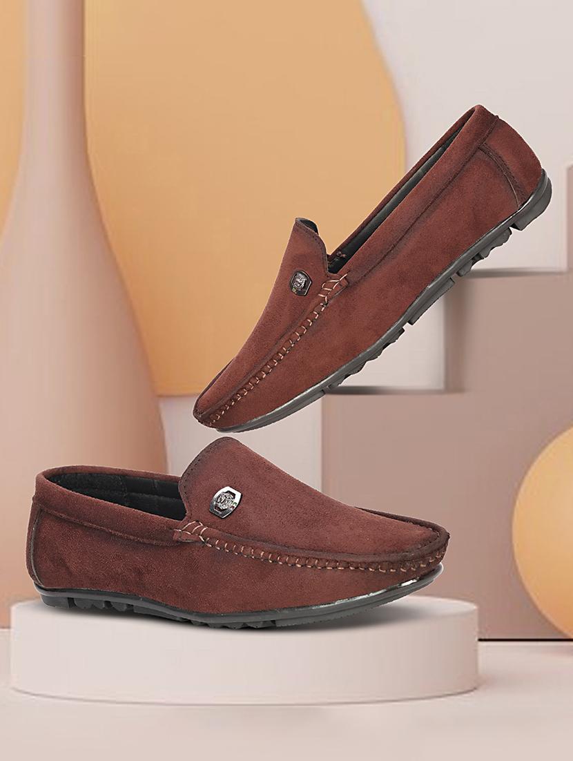 men brown slip on loafer - 21979057 - Zoom Image - 0