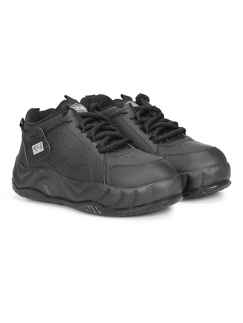 men black lace up casual shoes - 21979060 - Standard Image - 3