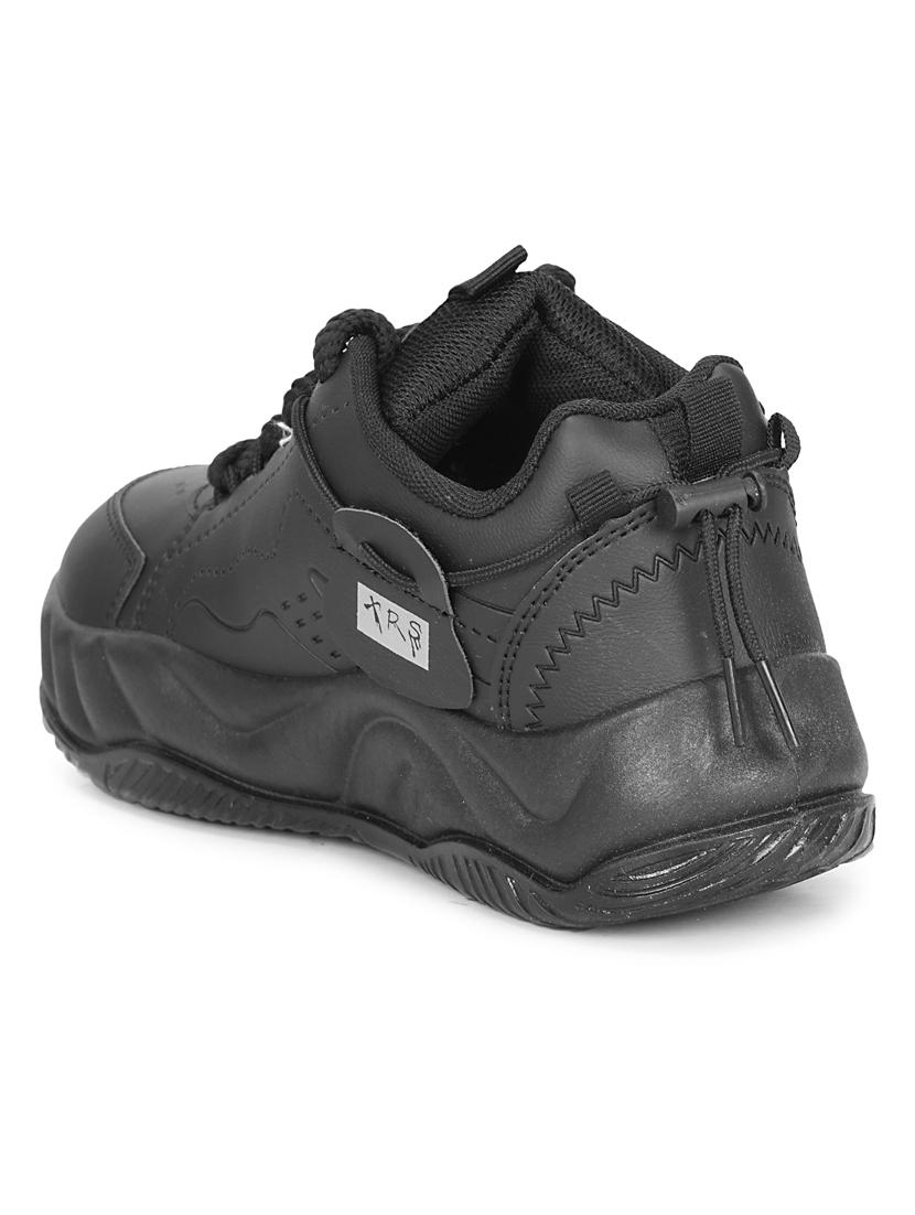 men black lace up casual shoes - 21979060 - Standard Image - 5
