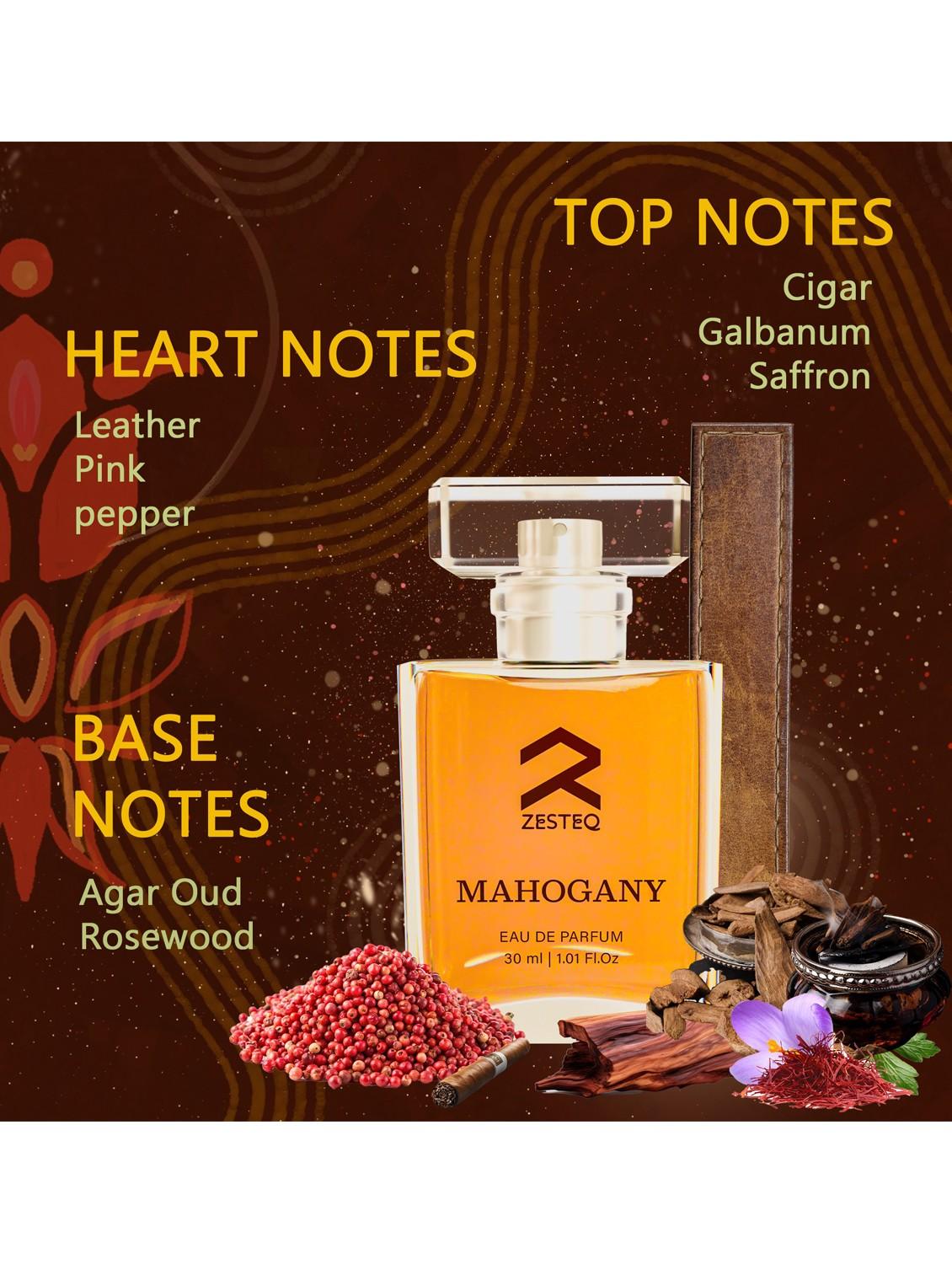 zesteq mahogany eau de parfum (30 ml) warm & woody fragrance - 21979198 - Standard Image - 3