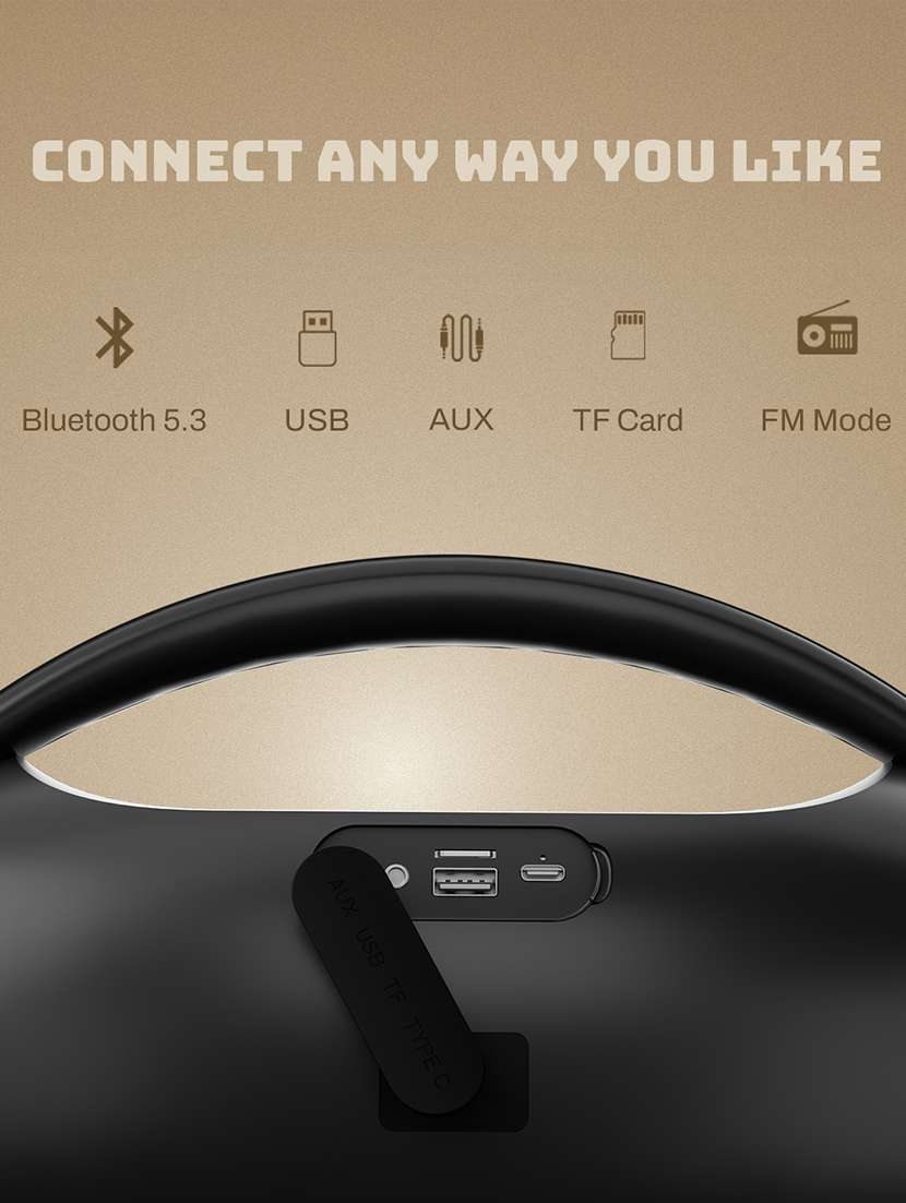 snapup groove z pro portable bluetooth speaker (raging black) - 21979314 -  Standard Image - 3