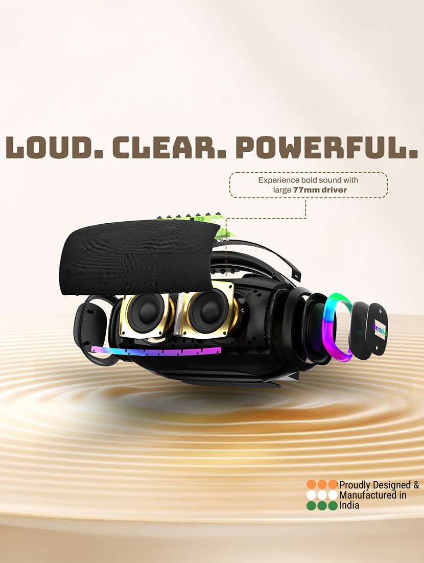 snapup groove z pro portable bluetooth speaker (raging black) - 21979314 -  Standard Image - 5