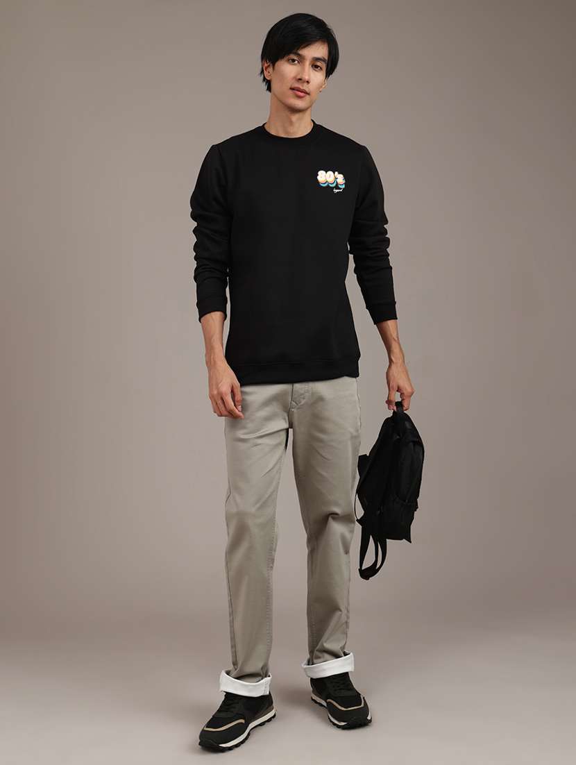 men printed long sleeve sweatshirt - 21979440 -  Standard Image - 5