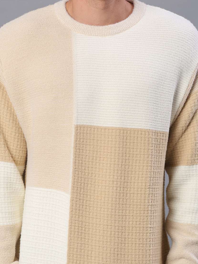 men self design long sleeve regular fit pullover  - 21979446 -  Standard Image - 5