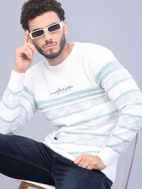 men sself design long sleeve regular fit pullover  - 21979447 -  Standard Image - 0