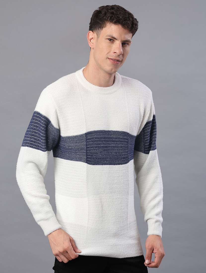 men self design long sleeve regular fit pullover  - 21979448 -  Standard Image - 3
