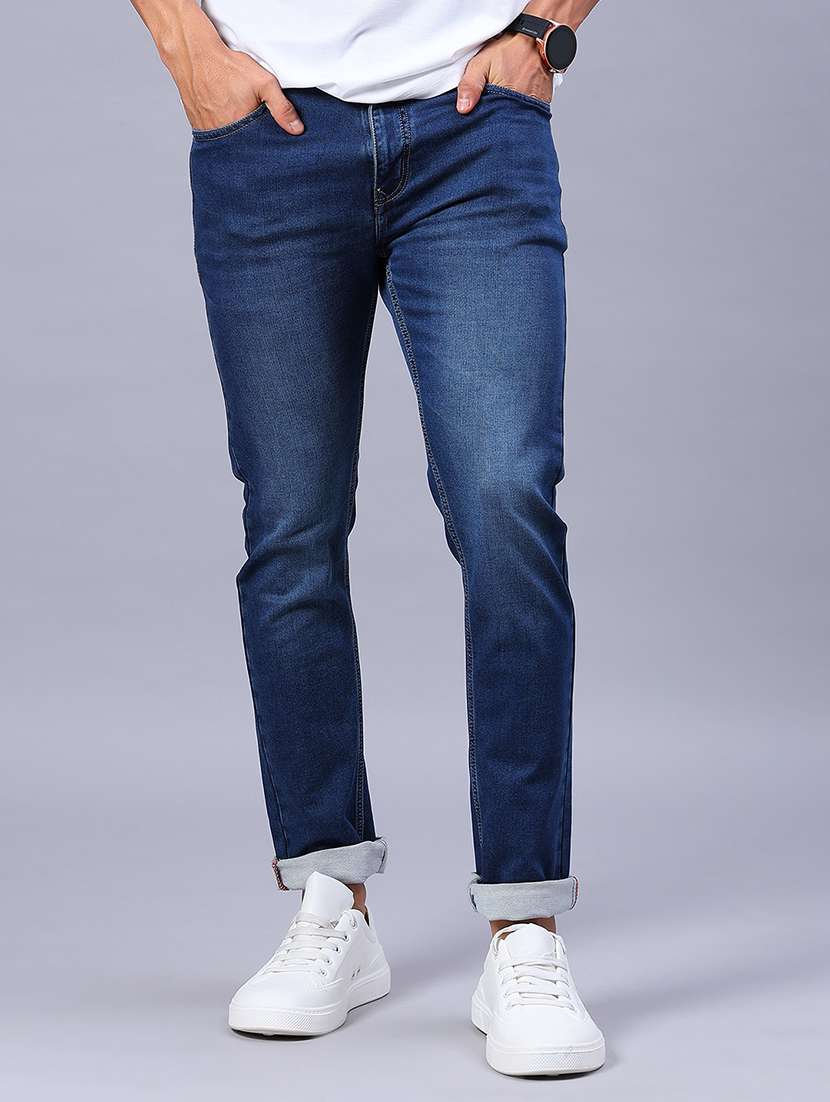 blue cotton jeans
