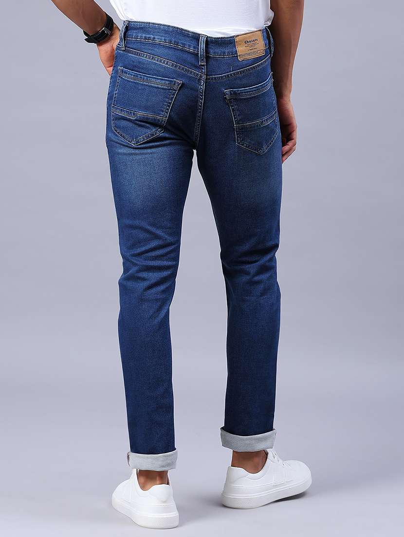 blue cotton jeans - 21979451 -  Standard Image - 3