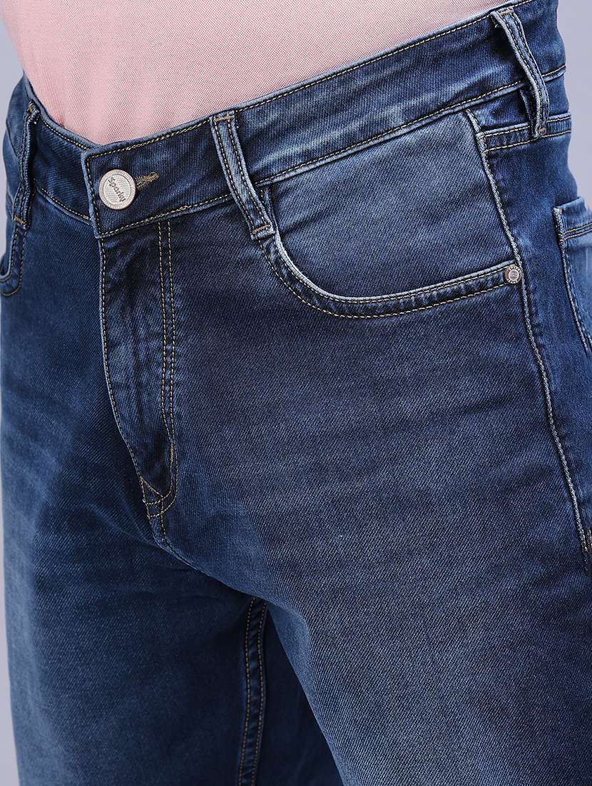 men washed mid rise full length jeans - 21979452 -  Standard Image - 5