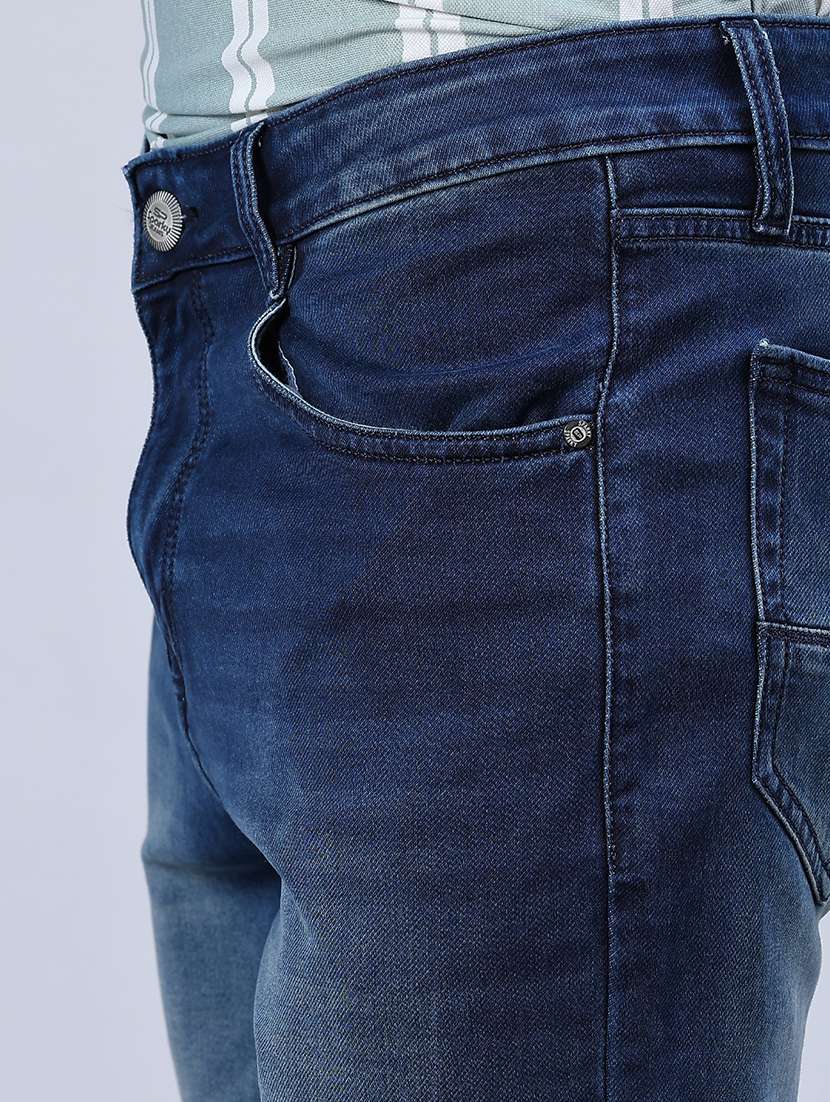 Men Washed Mid Rise Full Length Jeans - 21979454 -  Standard Image - 5