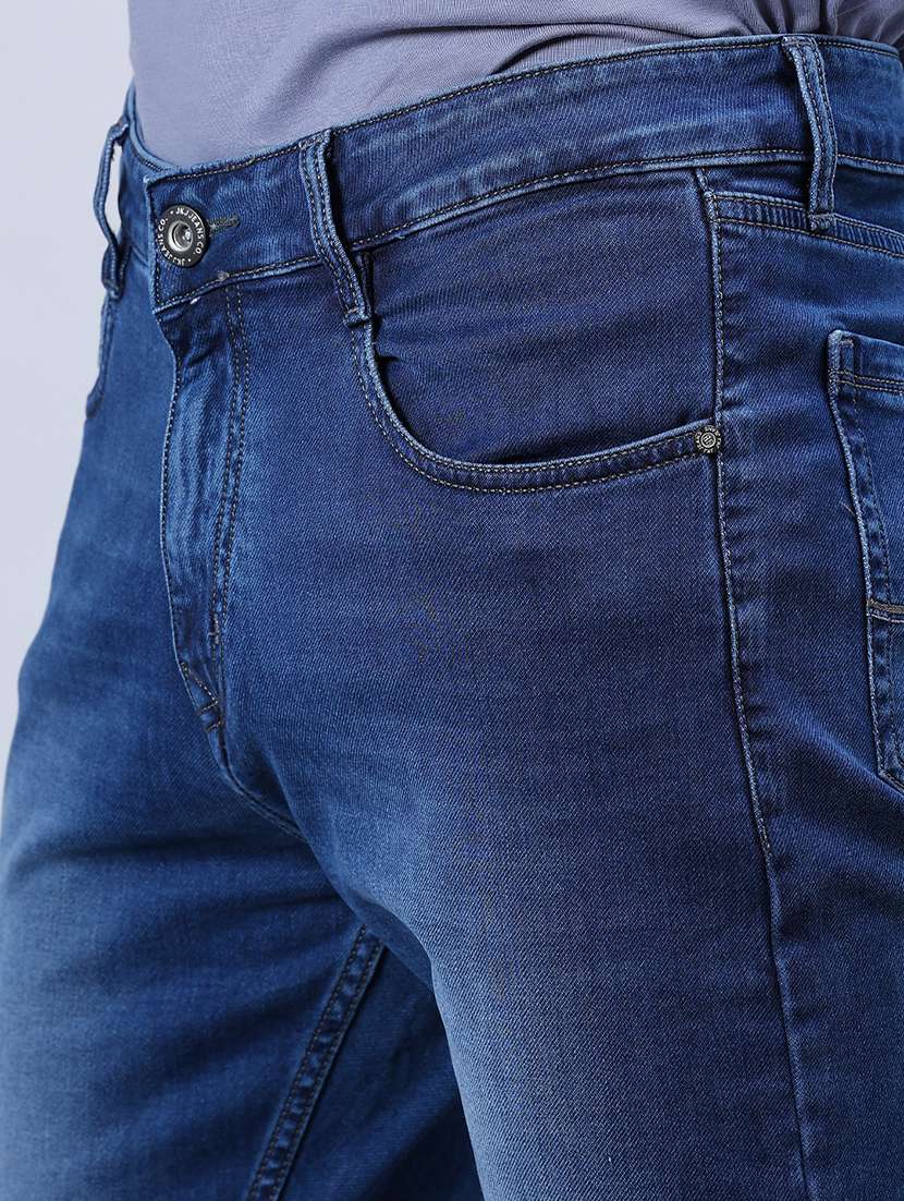 men washed mid rise full length jeans - 21979460 -  Standard Image - 5