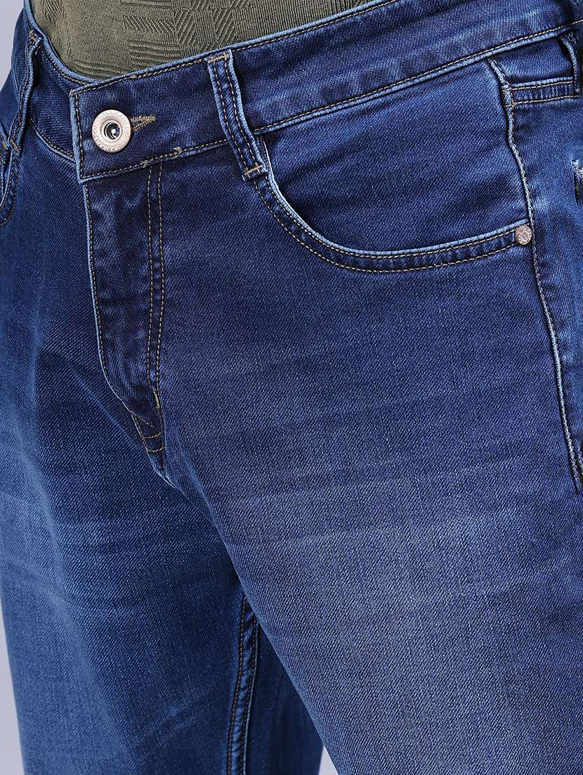 men washed mid rise full length jeans - 21979461 -  Standard Image - 5