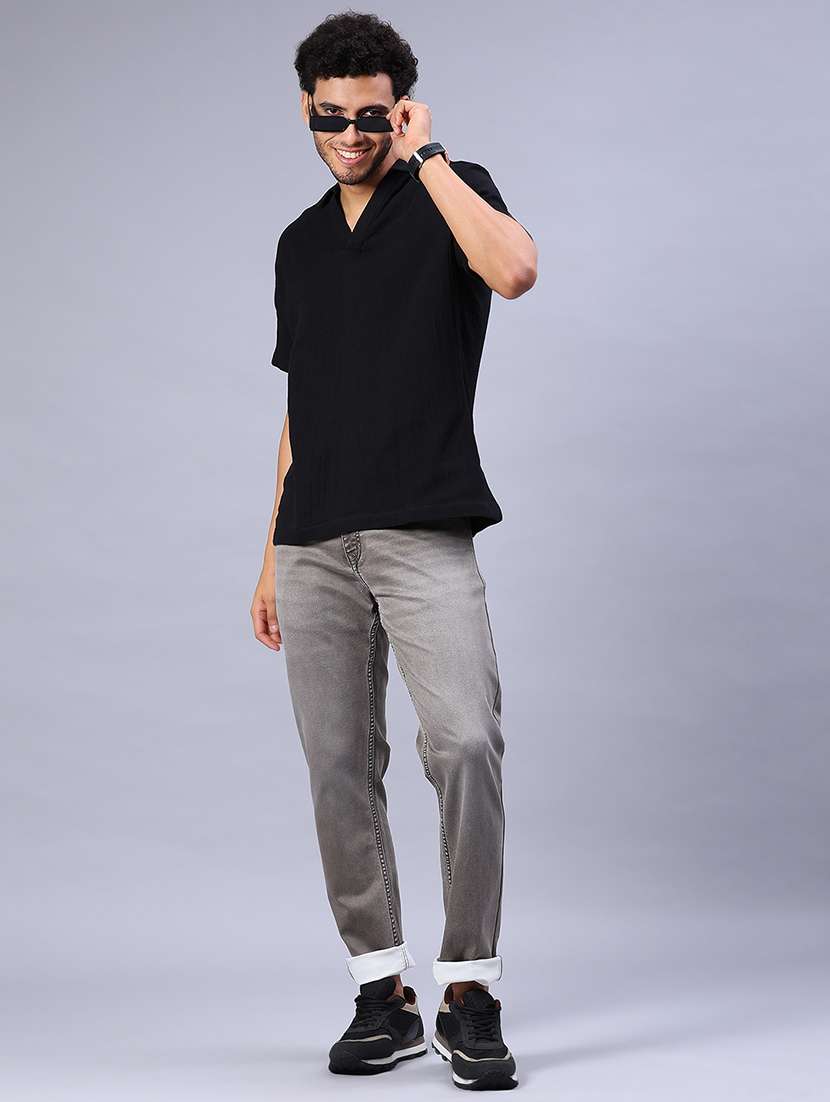 men washed mid rise full length jeans - 21979467 -  Standard Image - 5