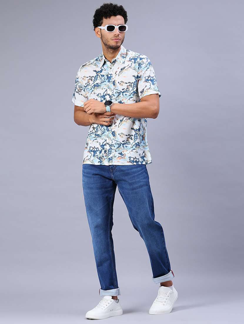 men washed mid rise full length jeans - 21979492 -  Standard Image - 5