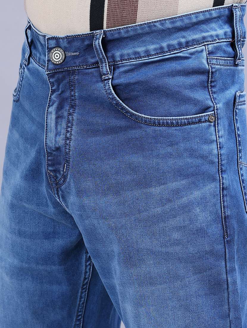 men washed mid rise full length jeans - 21979494 -  Standard Image - 5